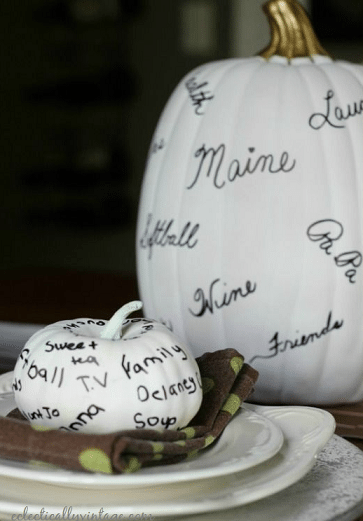 Thankful pumpkins